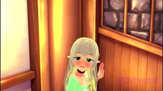 ���ਸ਼ਨਾਨ ਦੇ ਨਾਲ ਵਾਰ ਇੱਕ elf ਜਾਲ